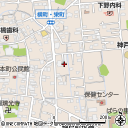 ＪＡにしみの神戸周辺の地図
