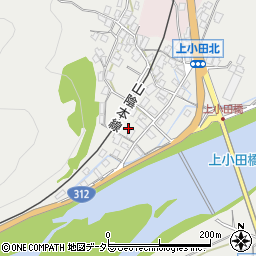 兵庫県養父市八鹿町上小田204周辺の地図