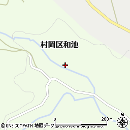 兵庫県美方郡香美町村岡区和池172-1周辺の地図