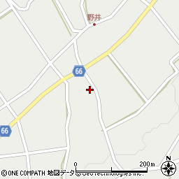 岐阜県恵那市三郷町野井1890周辺の地図