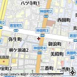 セブンイレブン岐阜柳ヶ瀬店周辺の地図
