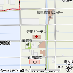 寺田ガーデン周辺の地図