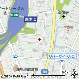 神奈川県厚木市岡田3153周辺の地図