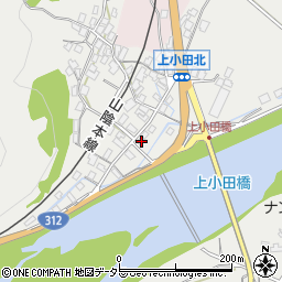 兵庫県養父市八鹿町上小田222周辺の地図