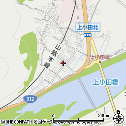 兵庫県養父市八鹿町上小田223周辺の地図