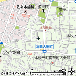 第四岩崎荘周辺の地図