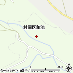 兵庫県美方郡香美町村岡区和池166周辺の地図