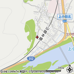 兵庫県養父市八鹿町上小田234-1周辺の地図