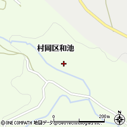 兵庫県美方郡香美町村岡区和池171周辺の地図