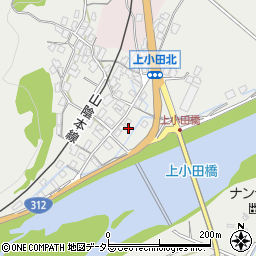 兵庫県養父市八鹿町上小田306周辺の地図