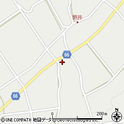 岐阜県恵那市三郷町野井1895周辺の地図