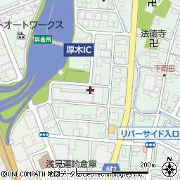 神奈川県厚木市岡田3152周辺の地図