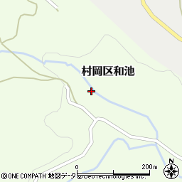 兵庫県美方郡香美町村岡区和池244周辺の地図