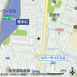 神奈川県厚木市岡田3147周辺の地図