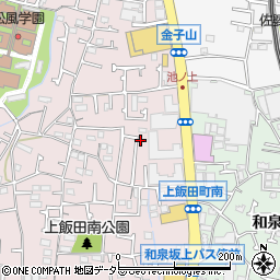 神奈川県横浜市泉区上飯田町1032周辺の地図