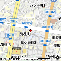 若宮名店街ビル周辺の地図