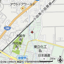 神奈川県厚木市愛甲東2丁目6周辺の地図