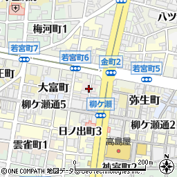 岐阜県岐阜市銀町周辺の地図