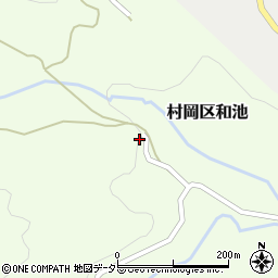 兵庫県美方郡香美町村岡区和池275周辺の地図