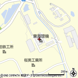 株式会社東海理機　御嵩工場周辺の地図