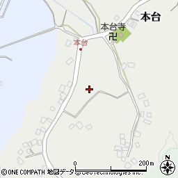 千葉県長南町（長生郡）本台周辺の地図