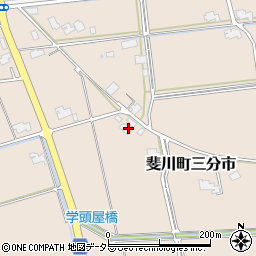 島根県出雲市斐川町三分市3244周辺の地図