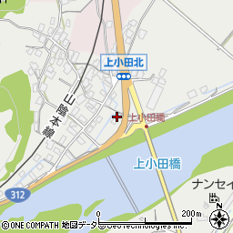 兵庫県養父市八鹿町上小田314-1周辺の地図