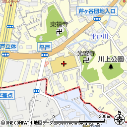島忠東戸塚店周辺の地図
