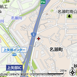 神奈川県横浜市戸塚区名瀬町153周辺の地図
