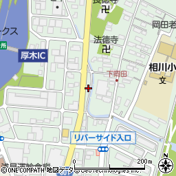 神奈川県厚木市岡田5丁目19-22周辺の地図