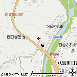 島根県松江市八雲町日吉281-13周辺の地図