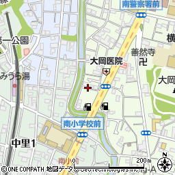 神奈川県横浜市南区大岡2丁目12周辺の地図