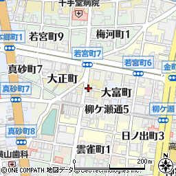 岐阜県岐阜市栄枝町周辺の地図