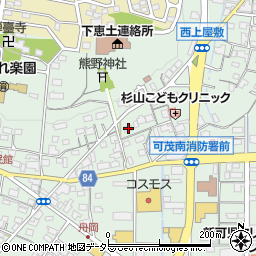 岐阜県可児市下恵土1667周辺の地図