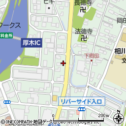 神奈川県厚木市岡田3141周辺の地図