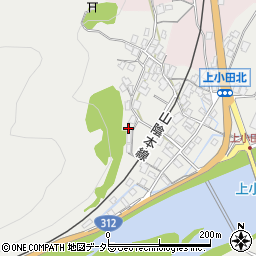 兵庫県養父市八鹿町上小田252周辺の地図