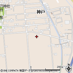 神戸町新和区公民館周辺の地図