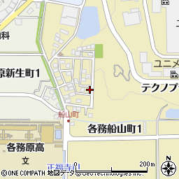 岐阜県各務原市各務船山町1丁目82-2周辺の地図