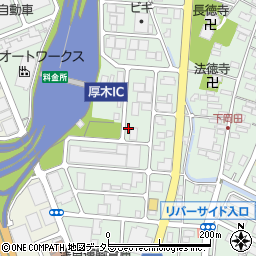 神奈川県厚木市岡田3129周辺の地図