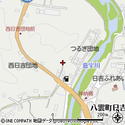 島根県松江市八雲町日吉281-12周辺の地図