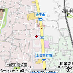 神奈川県横浜市泉区上飯田町1037周辺の地図