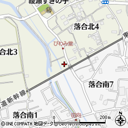 神奈川県綾瀬市落合北4丁目7周辺の地図