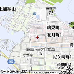 岐阜愛昇殿周辺の地図