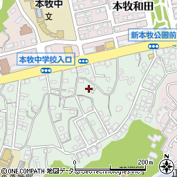 神奈川県横浜市中区本牧間門周辺の地図