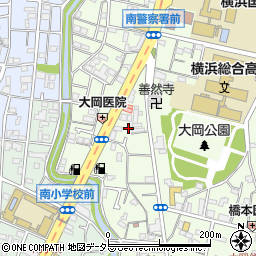 神奈川県横浜市南区大岡2丁目15周辺の地図