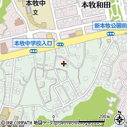 神奈川県横浜市中区本牧間門周辺の地図