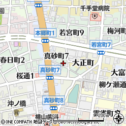 岐阜県岐阜市春日町周辺の地図