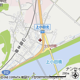 兵庫県養父市八鹿町上小田506周辺の地図