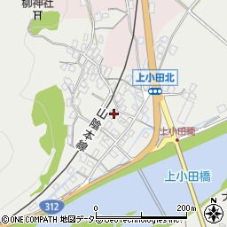 兵庫県養父市八鹿町上小田324-2周辺の地図