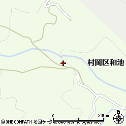 兵庫県美方郡香美町村岡区和池301周辺の地図